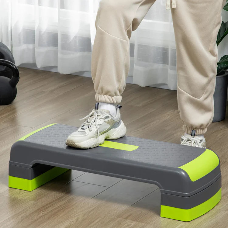 Aerobic Step Platform – Adjustable Height Stepper for Home Workouts
