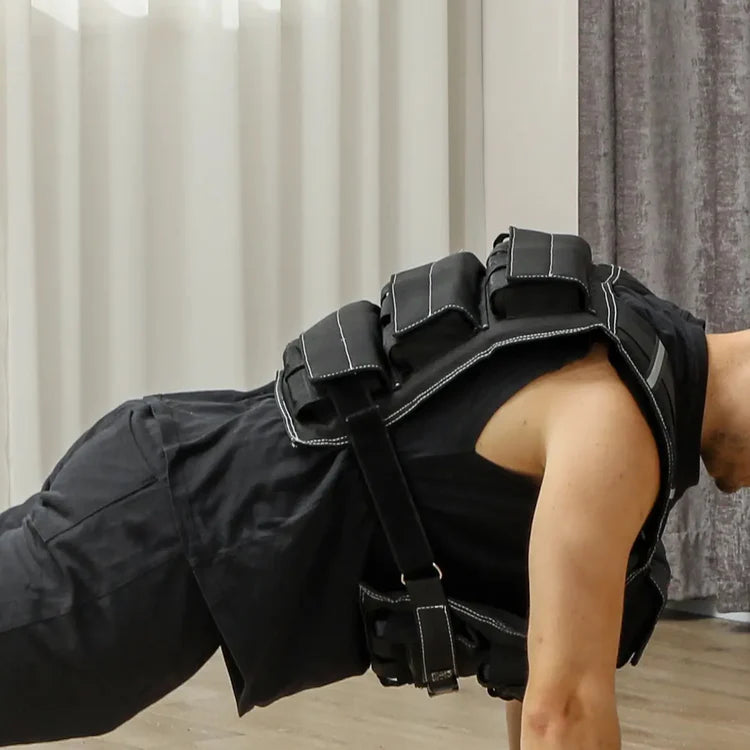 30kg Adjustable Weight Vest – Strength & Endurance Training