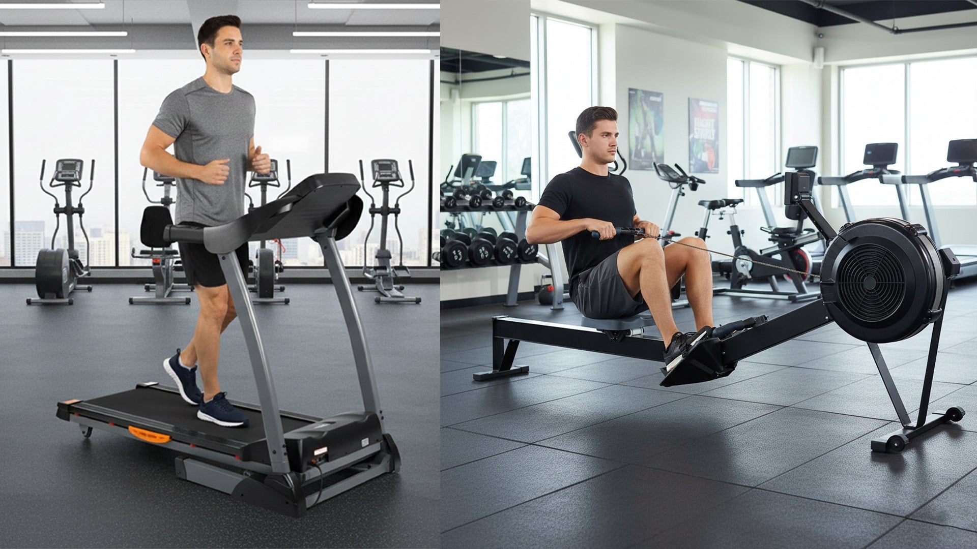 Rowing Machine vs Treadmill