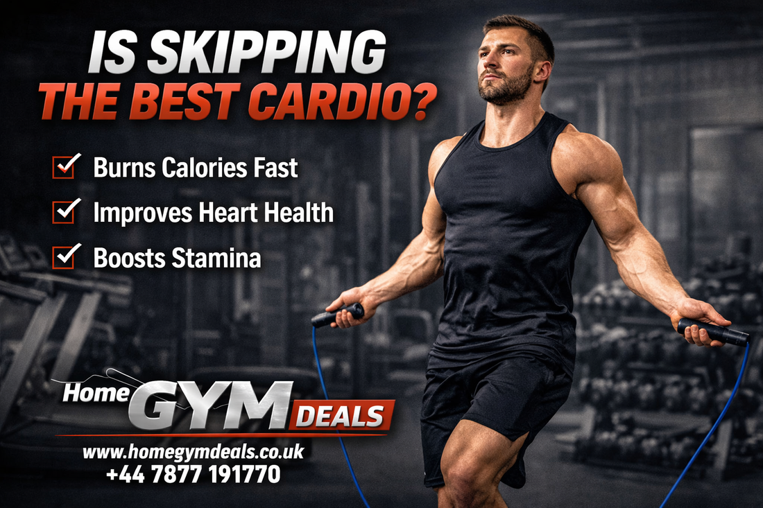 Is skipping the best cardio exercise, jump rope workout for fat loss, Home Gym Deals UK fitness training and calorie burning guide