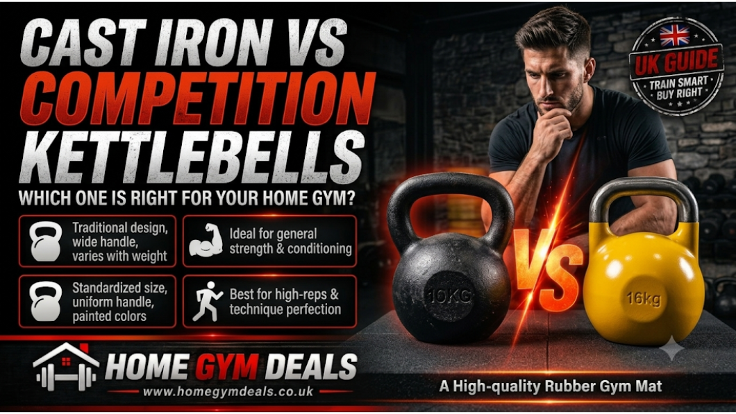 Cast Iron vs Competition Kettlebells: Which One Is Right for Your Home Gym?