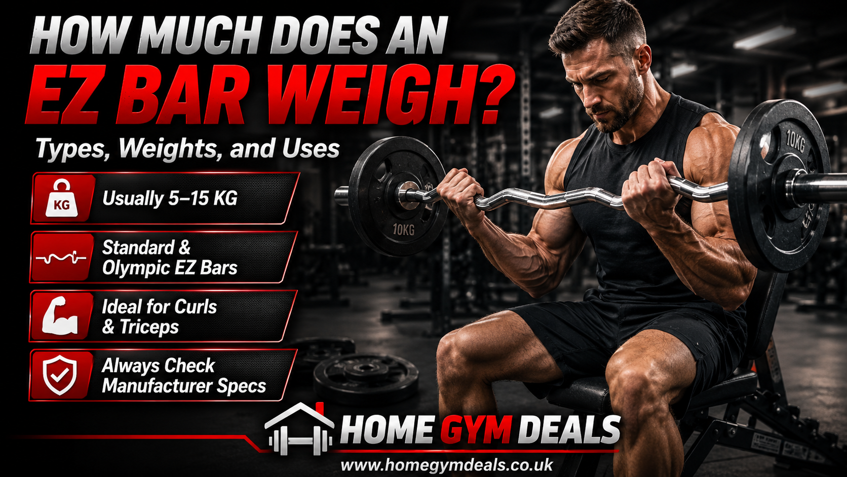 how much does an ez bar weigh