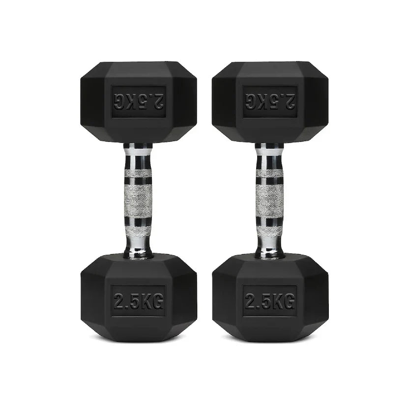 Hex dumbbells for home and gym strength training with ergonomic grip and durable design