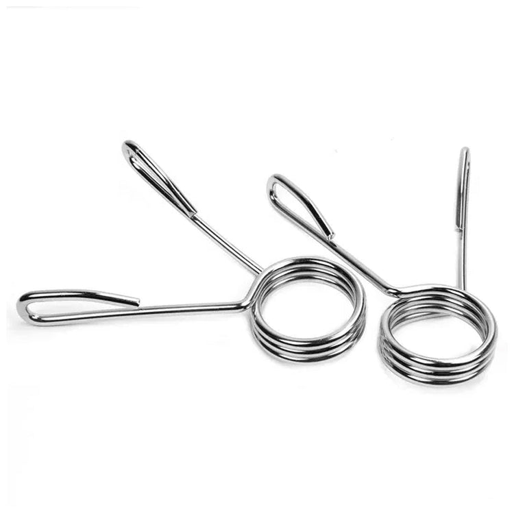 Olympic 2" Spring Collars – Secure Barbell Clamps | UK Gym Equipment