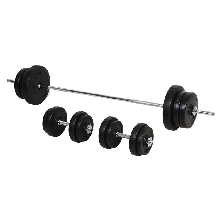 Adjustable Dumbbells & Barbell Set 65kg – 2-in-1 Free Weights for Home Gym (64)