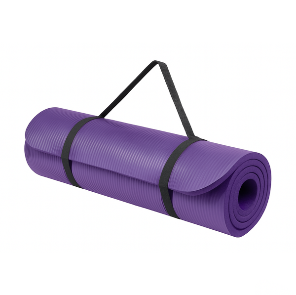 Comfortable 10mm non-slip yoga mat for floor exercises