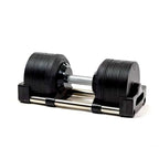 Round Adjustable Dumbbells Pair 20–36kg – Quick Dial Weights for Home Gym