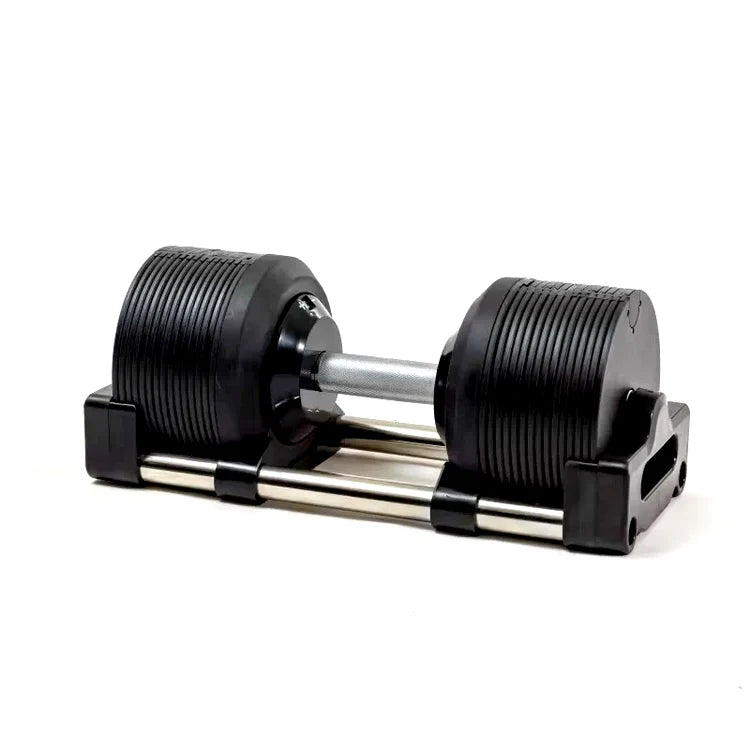 Round Adjustable Dumbbells Pair 20–36kg – Quick Dial Weights for Home Gym
