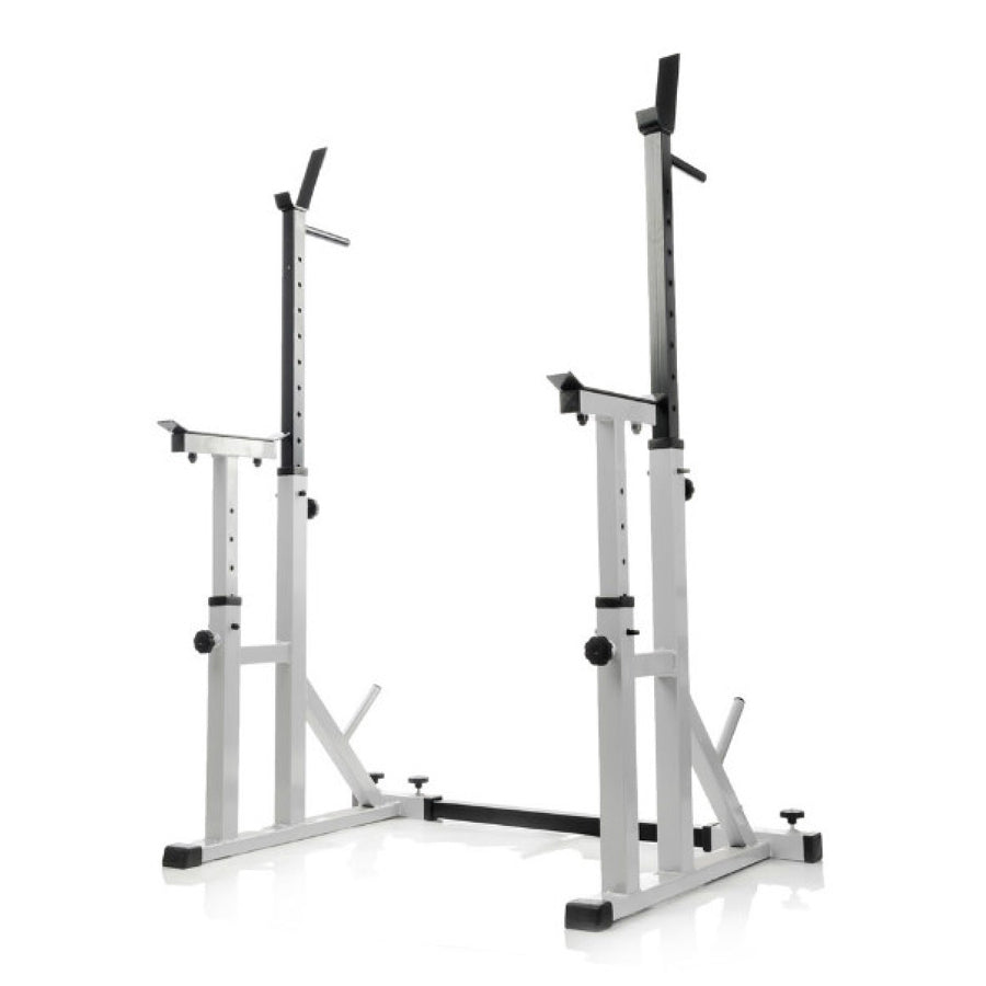 Heavy Duty Squat Rack Black & White