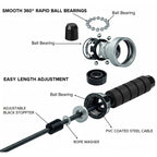 Adjustable Skipping Rope | Foam Handle Jump Rope UK