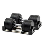 Round Adjustable Dumbbells Pair 20–36kg – Quick Dial Weights for Home Gym