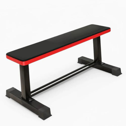 Flat Weight Bench – 300KG Capacity Workout Bench with Dumbbell Rack