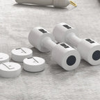 Adjustable Dumbbells Pair 2.5–10kg – Compact 3-in-1 Weights for Home Gym