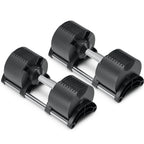 Adjustable Dumbbells 32kg & 40kg – Quick Dial Round Weights for Home Gym