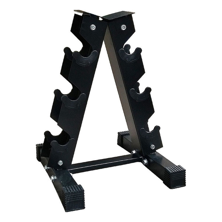 Hex Dumbbell Set – 3 Pairs with 3-Tier Tree Rack