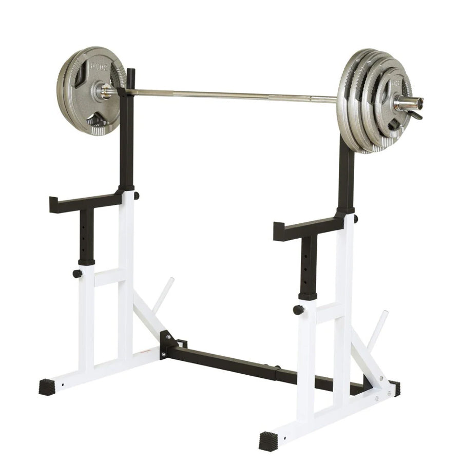 Heavy Duty Squat Rack Black & White