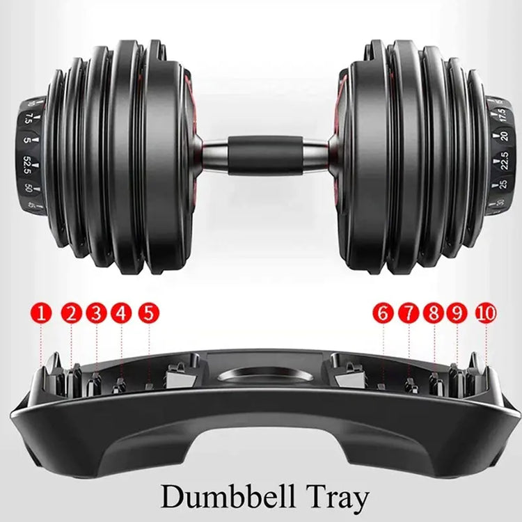 40 kg Adjustable Dumbbell – Quick Select Weight System for Home Gym Strength Training