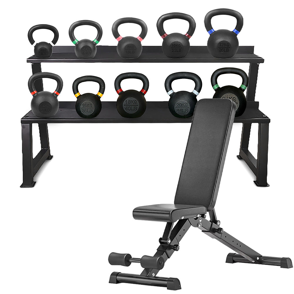 Commercial Kettlebell Rack | HomeGymDeals UK