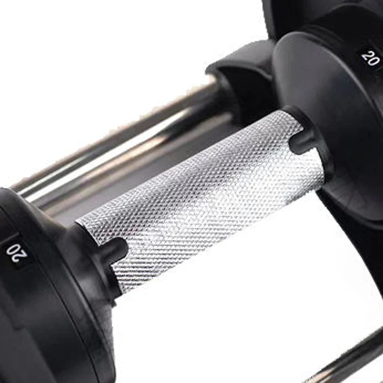 Round Adjustable Dumbbells Pair 20–36kg – Quick Dial Weights for Home Gym