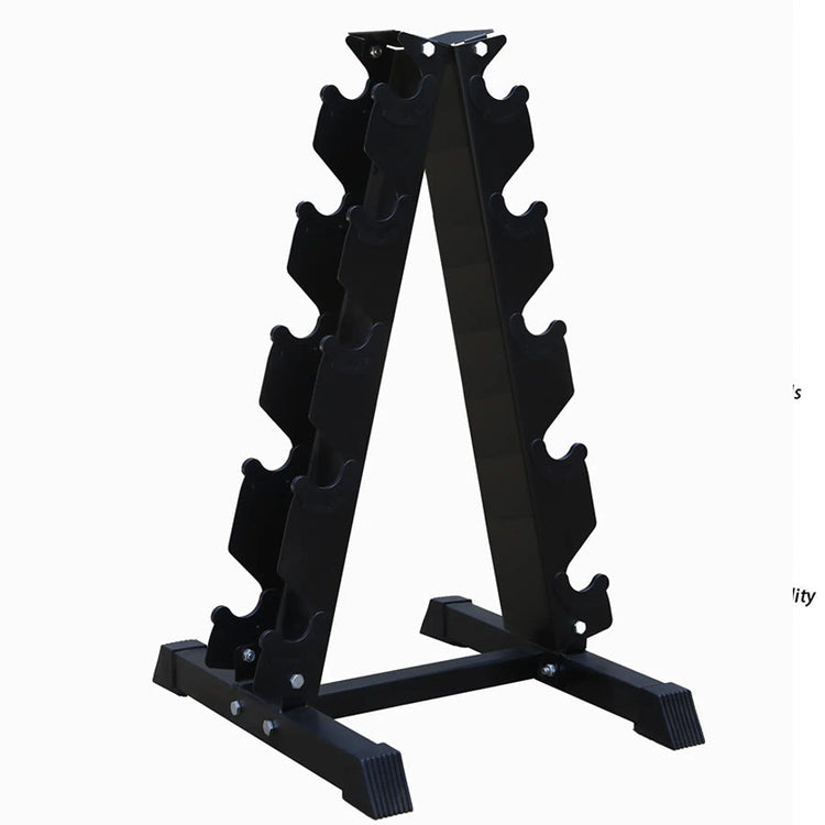 Hex Dumbbell Set – 5 Pairs with 5-Tier Tree Rack