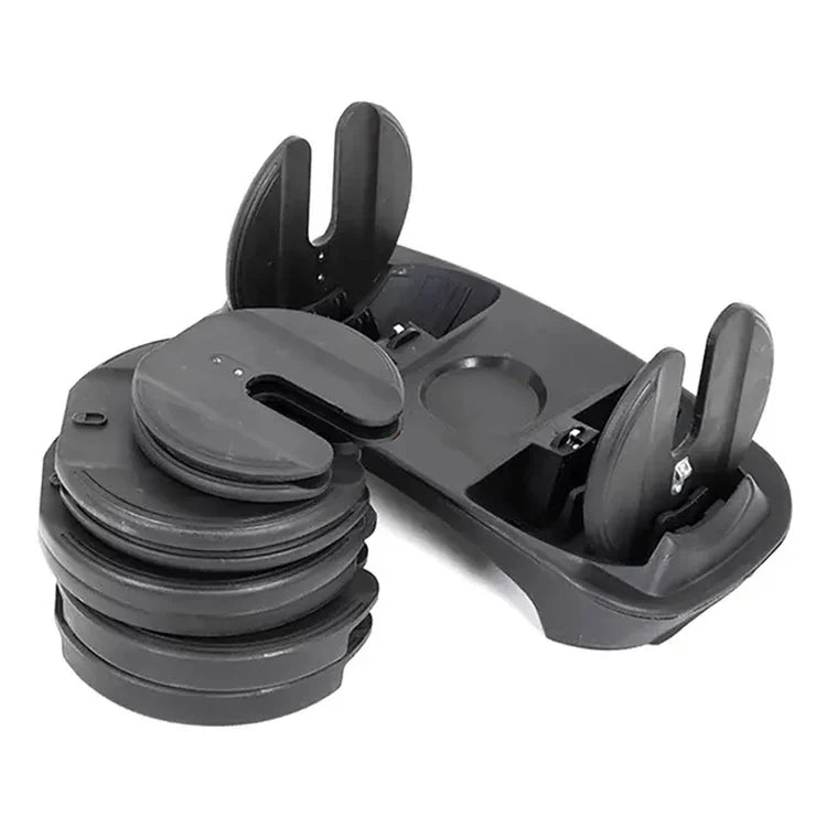Adjustable Dumbbell Set 24kg (53lbs) – Quick Dial Weights for Home Gym