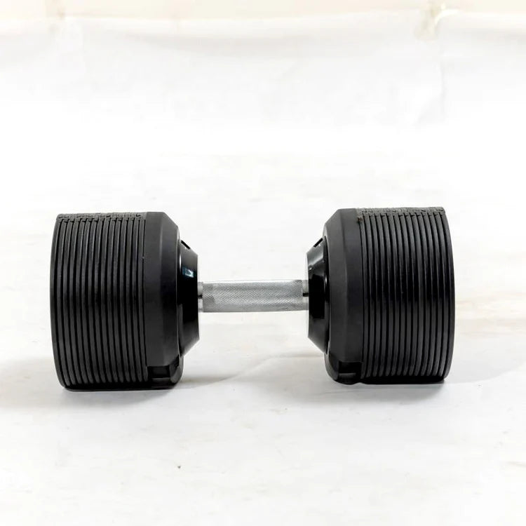 Round Adjustable Dumbbells Pair 20–36kg – Quick Dial Weights for Home Gym