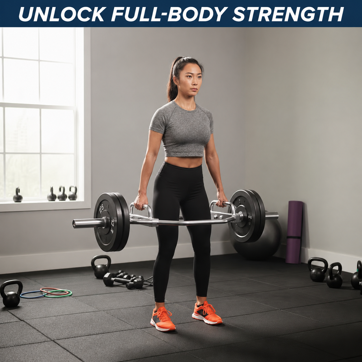 Trap Bar 2" Barbell Bar