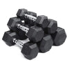 Hex Dumbbell Set – Rubber-Coated Weights for Home & Gym UK