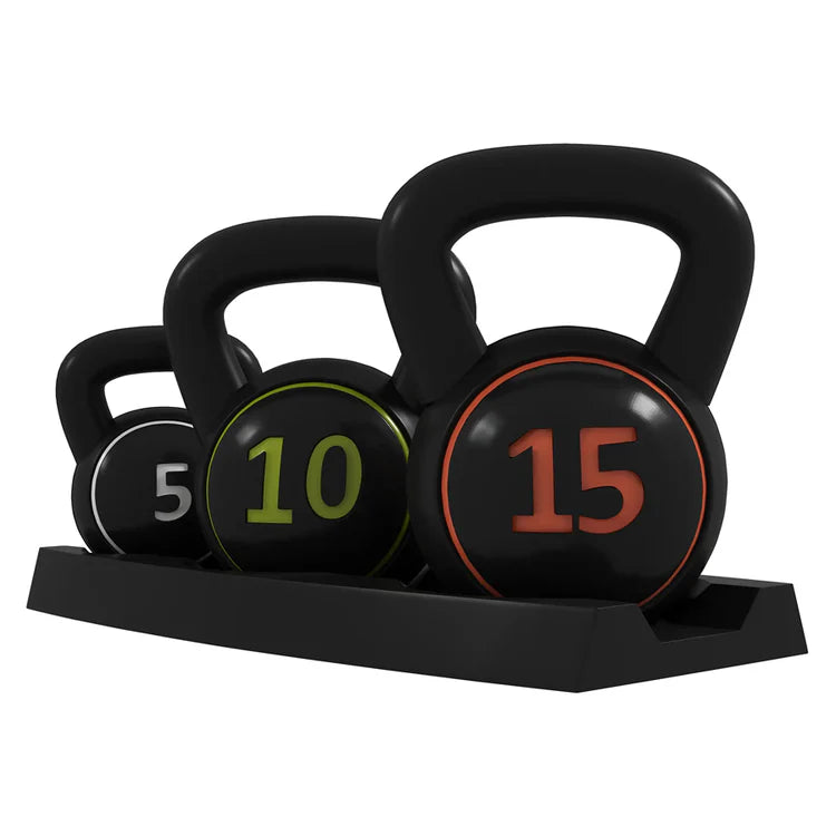3-Piece Kettlebell Set