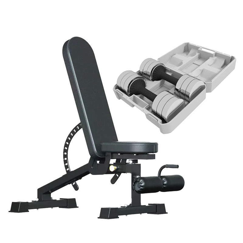 Adjustable Dumbbells Pair 2.5–10kg – Compact 3-in-1 Weights for Home Gym