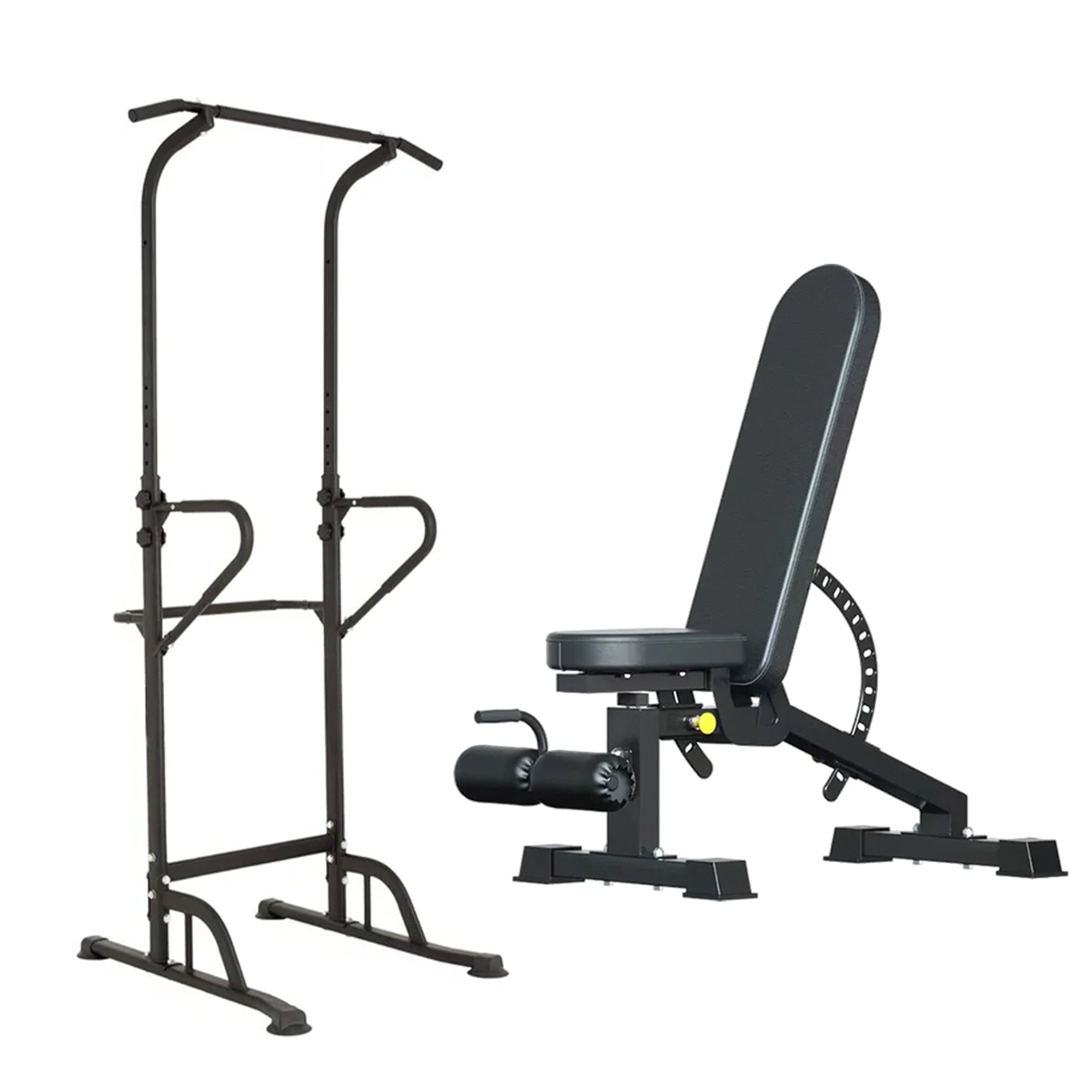 Pull-Up & Dip Station – Multi-Function Free-Standing Gym Tower