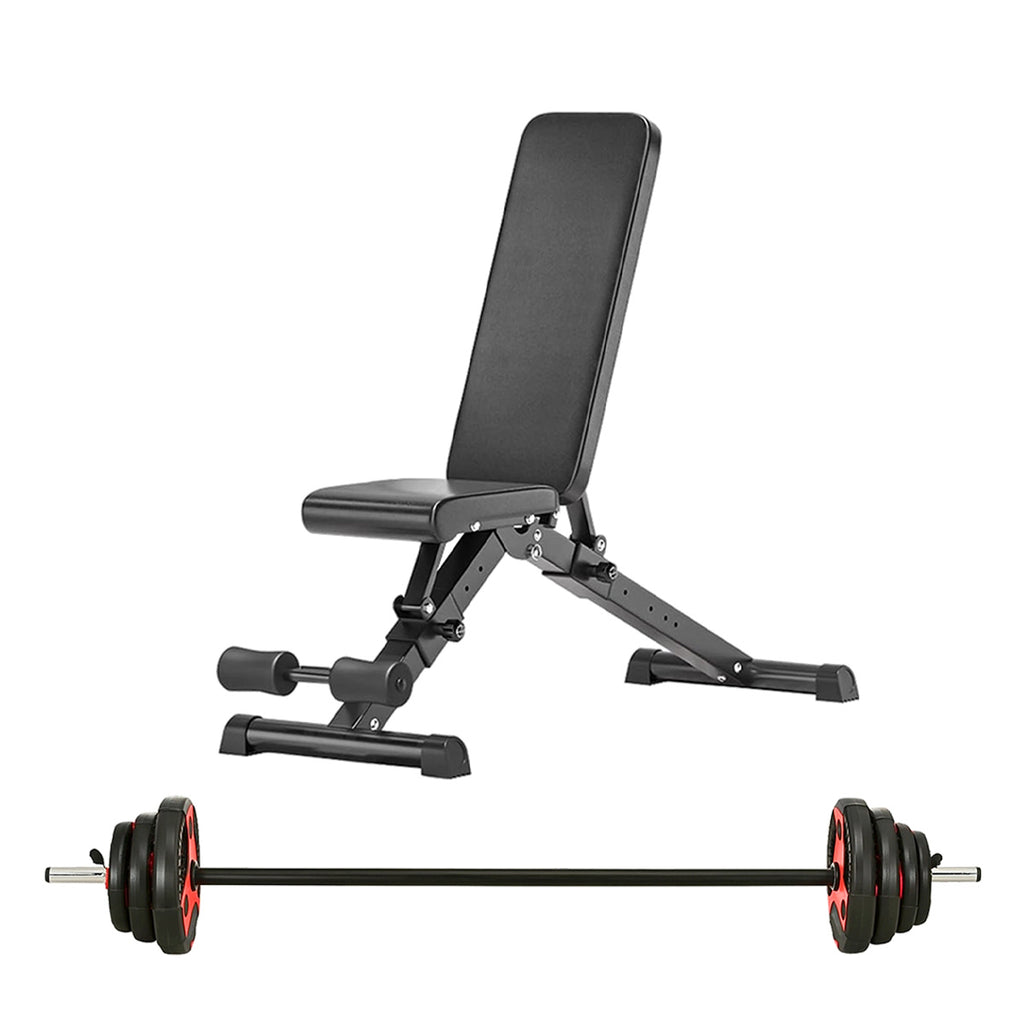 Adjustable Dumbbells & Barbell Set 65kg – 2-in-1 Free Weights for Home Gym