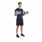 20kg Adjustable Steel Dumbbell Set | HomeGymDeals UK