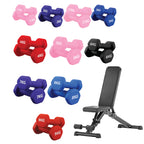 Neoprene Dumbbell 10 Tree Rack