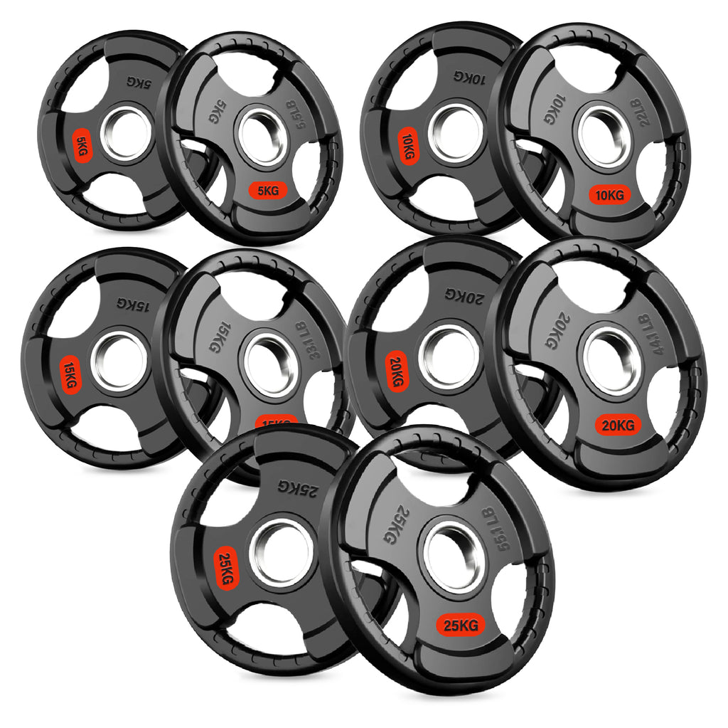 Tri Grip Cast Iron Weight Plates | 1.25kg to 25kg in UK