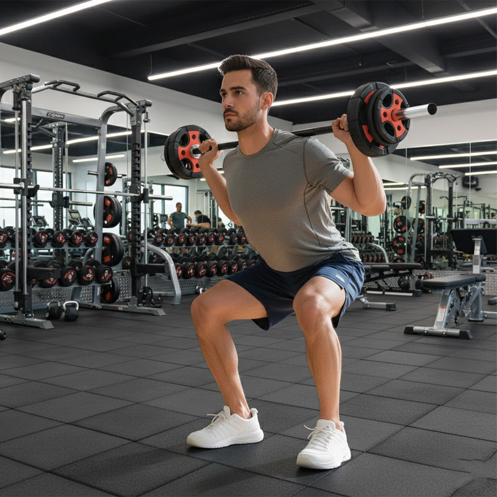 Adjustable Dumbbells & Barbell Set 65kg – 2-in-1 Free Weights for Home Gym