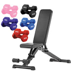 Neoprene Hex Dumbbell 5 Tree Rack