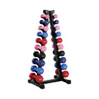 Neoprene Dumbbell 10 Tree Rack
