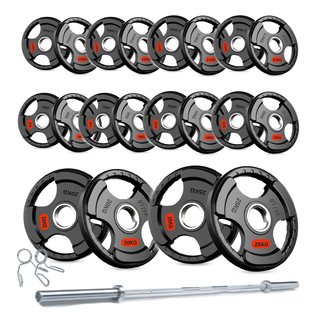 Tri Grip Cast Iron Weight Plates | 1.25kg to 25kg in UK