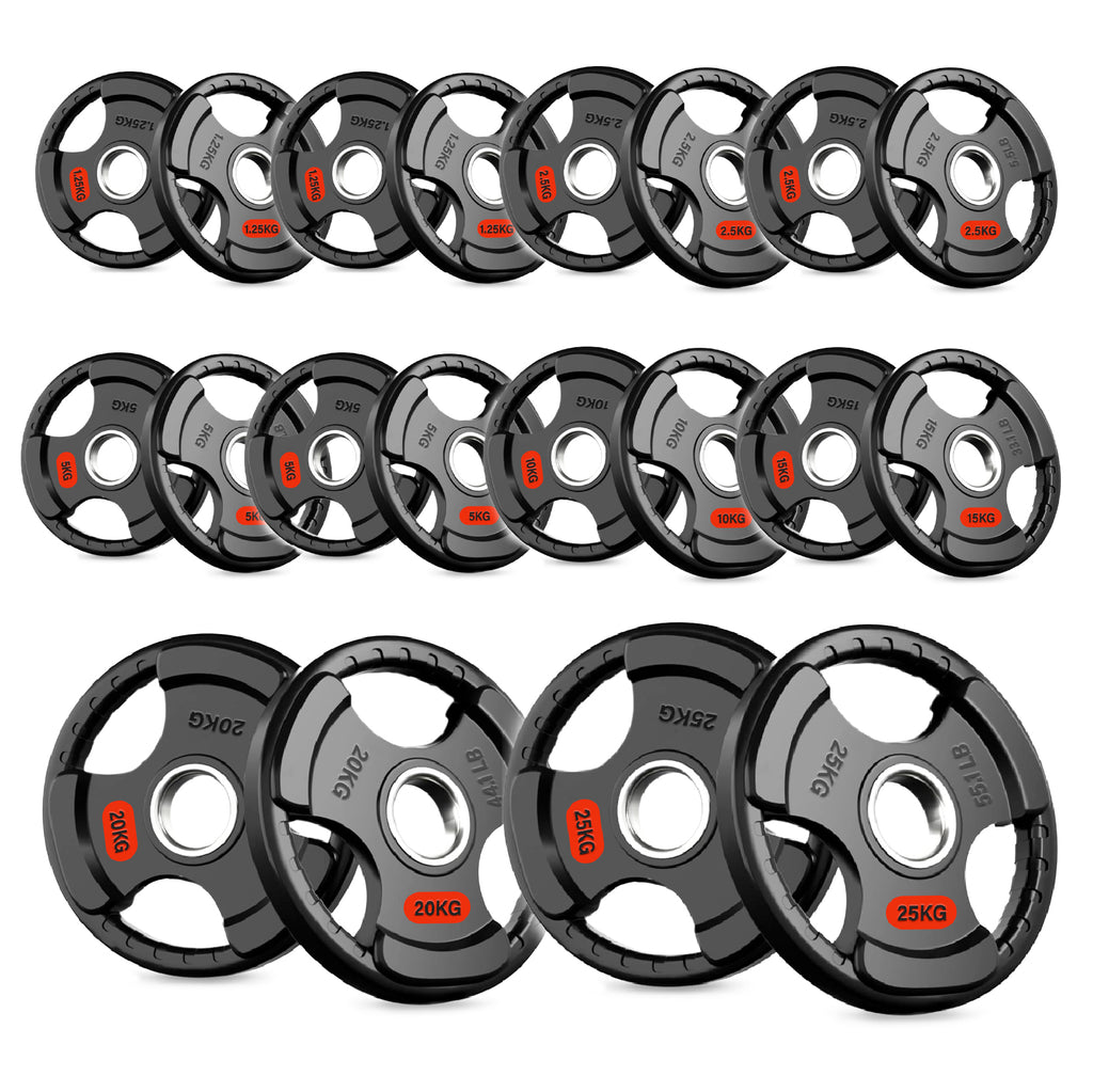 Tri Grip Cast Iron Weight Plates | 1.25kg to 25kg in UK