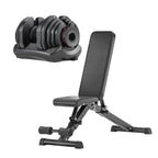 40 kg Adjustable Dumbbell – Quick Select Weight System for Home Gym Strength Training