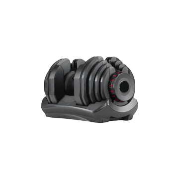 40kg Adjustable Dumbbell Set with ergonomic handle design, perfect for safe lifting and muscle building exercises at home