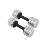 Adjustable Dumbbells Pair 2.5–10kg – Compact 3-in-1 Weights for Home Gym