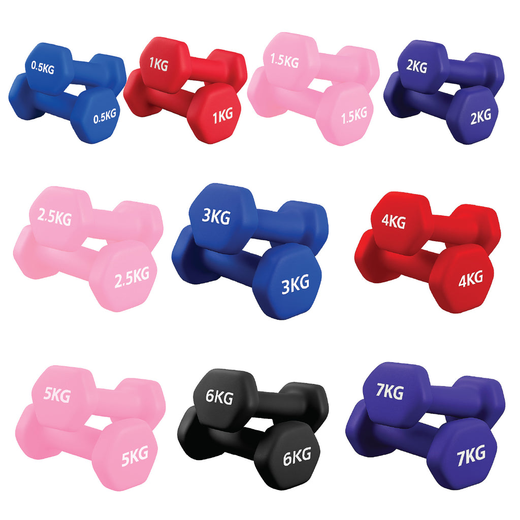 Neoprene Dumbbell 10 Tree Rack