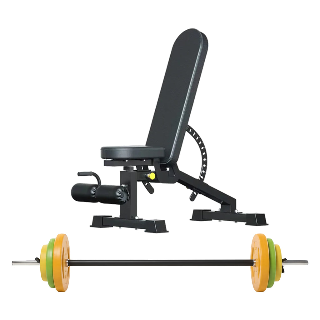 Adjustable Dumbbells & Barbell Set 65kg – 2-in-1 Free Weights for Home Gym