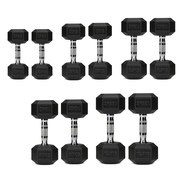 5 Tier Hex Dumbbell Tree Rack – Home Gym Dumbbell Storage Stand