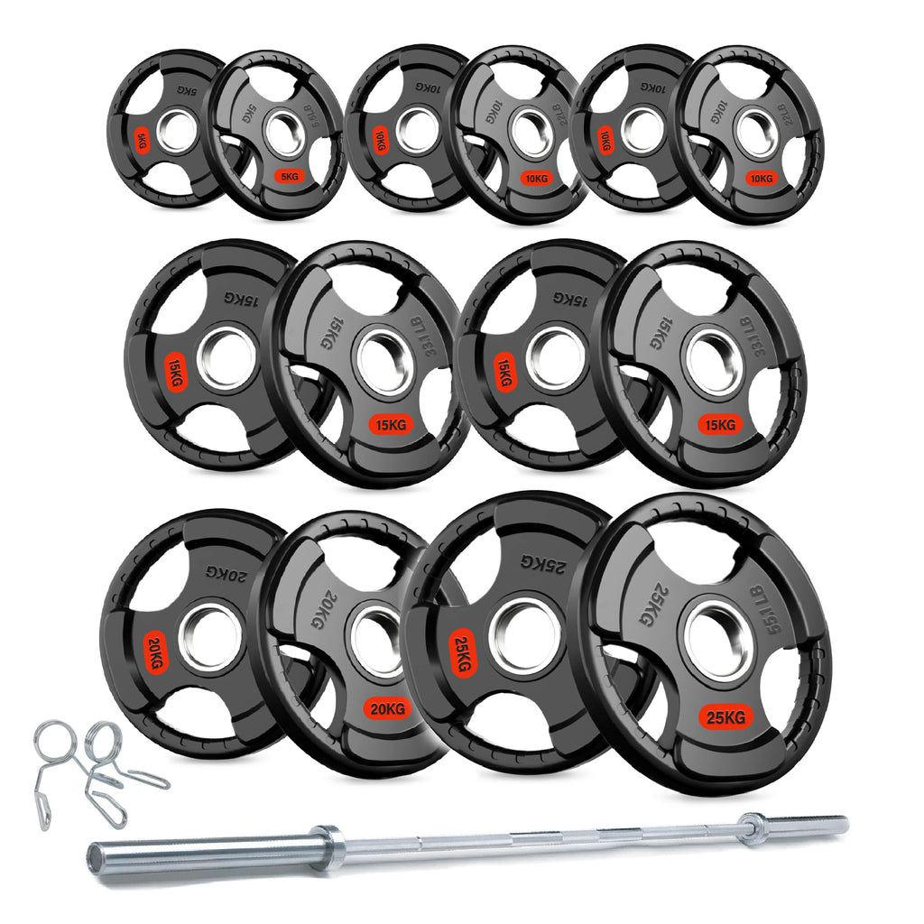 Tri Grip Cast Iron Weight Plates | 1.25kg to 25kg in UK