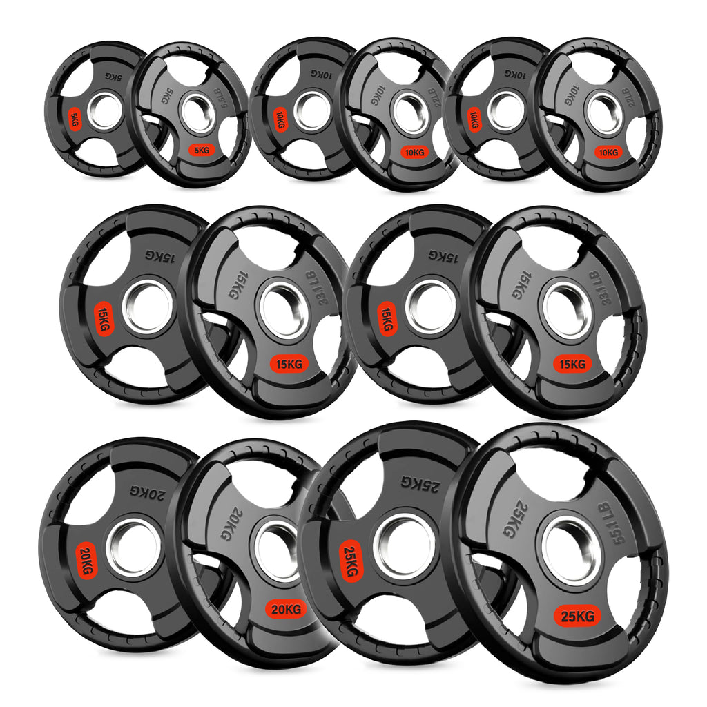Tri Grip Cast Iron Weight Plates | 1.25kg to 25kg in UK