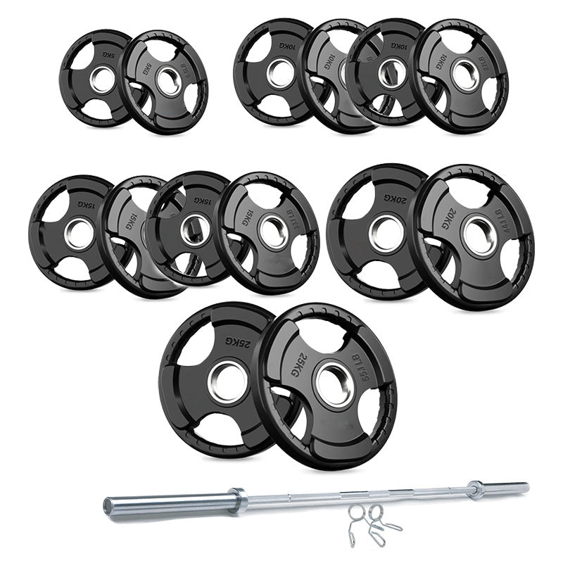 Tri Grip Cast Iron Weight Plates | 1.25kg to 25kg in UK