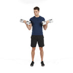 Adjustable Dumbbells Pair 2.5–10kg – Compact 3-in-1 Weights for Home Gym